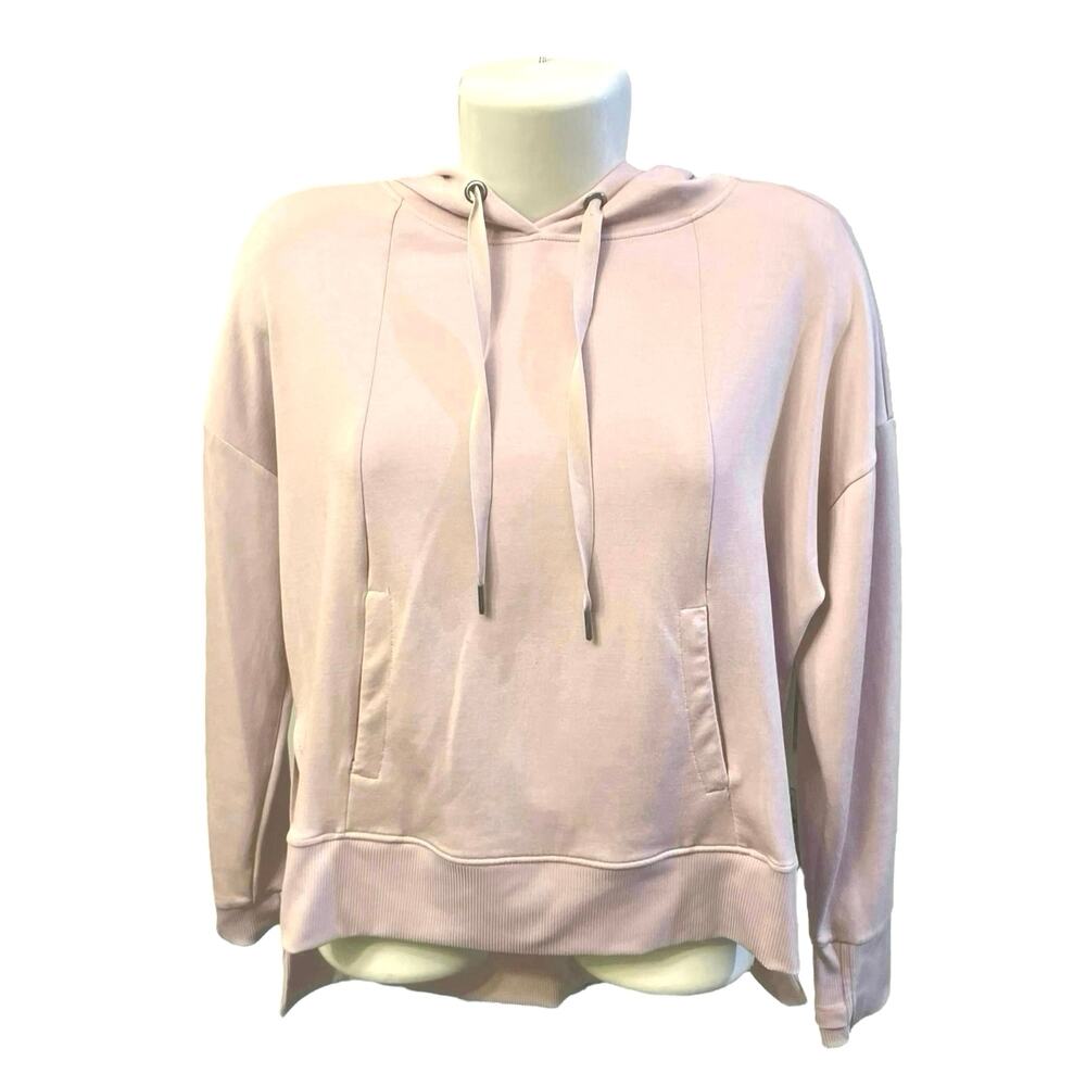 Apana Women's Lt. Pink Activewear Pullover Drawstring Hoodie Athleisure | Size M